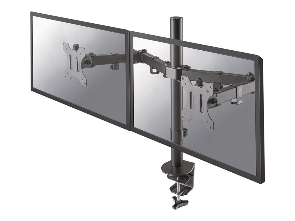 NeoMounts Flat Screen Desk Mount (clamp / grommet) / 10-32" / Black